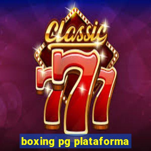 boxing pg plataforma